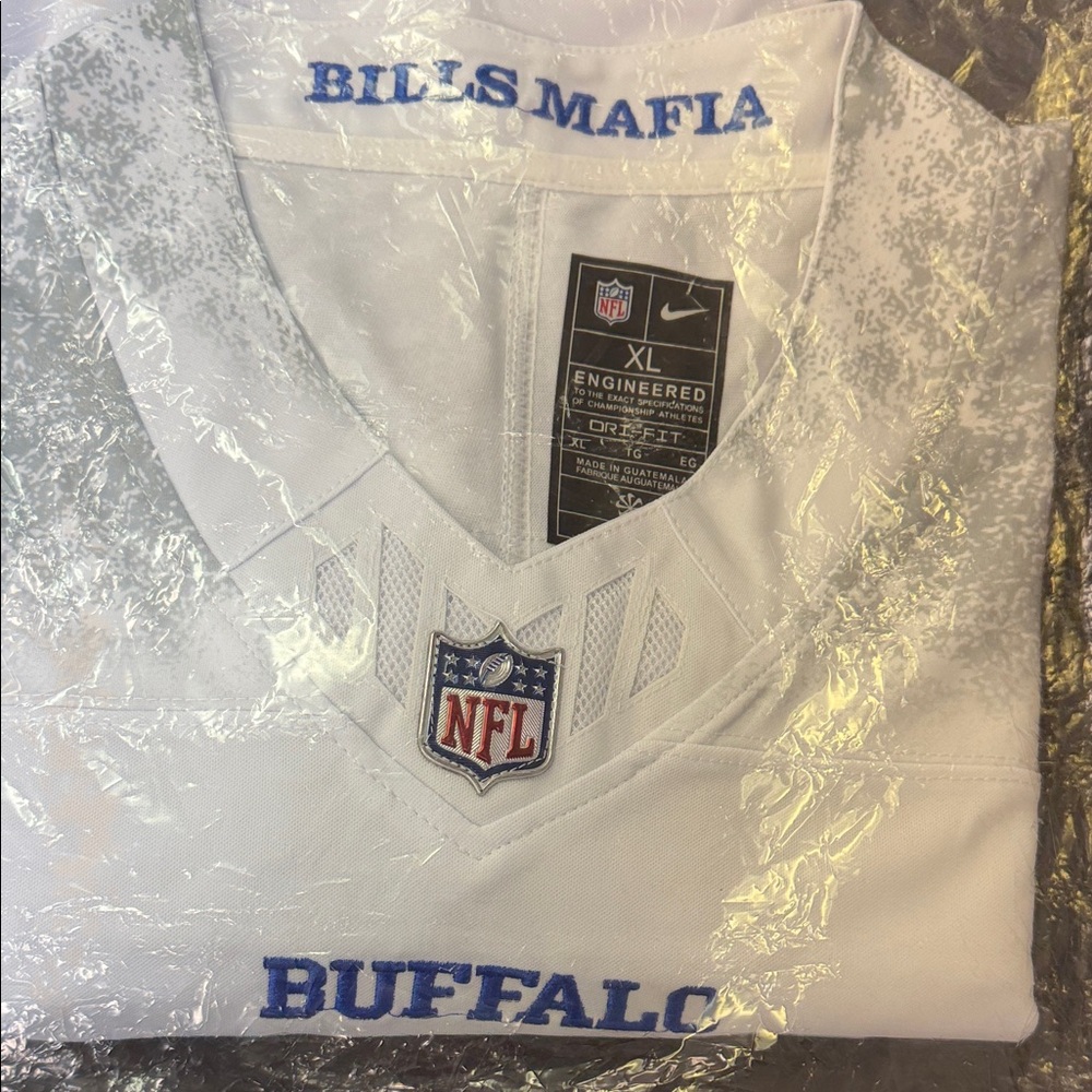 Nike Buffalo Bills White NFL Jersey 0 Keon Coleman